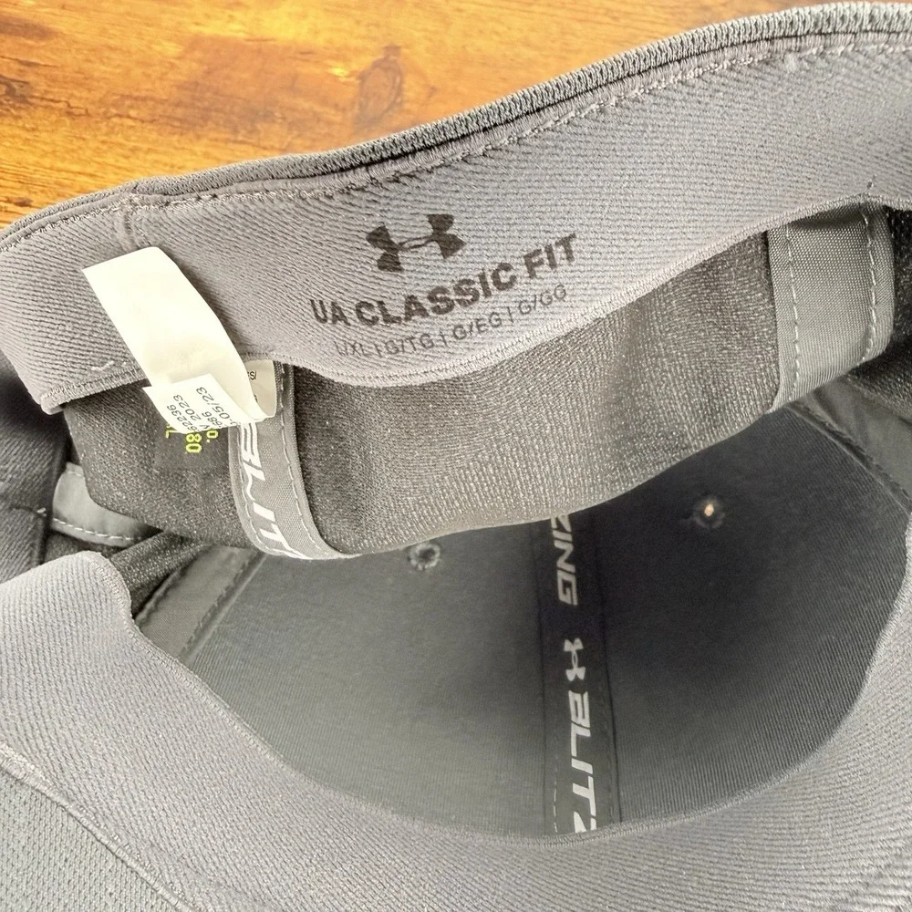 Under Armour Freedom Gray USA Flag Stretch Fit Hat Cap Men's L/XL Golf